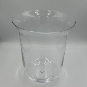 NEW PartyLite Seville Clear Hurricane Glass Replacement Candle Holder Verona